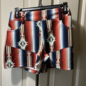 Crazy Train Aztec Shorts